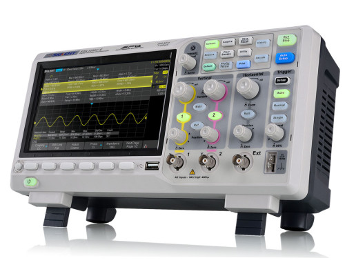 SDS1202X-E осцилограф, 200 МГц, 1ГВ/с, 2 канали