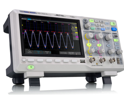 SDS1202X-E осциллограф, 200 МГц, 1ГВ/с, 2 канала