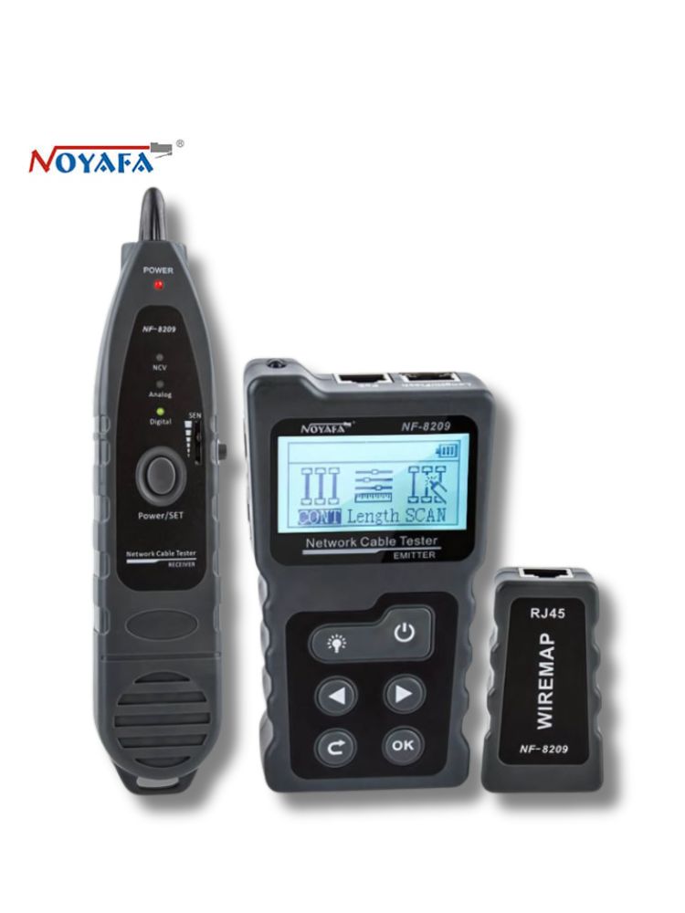 Кабельний тестер Noyafa NF-8209 для діагностики Ethernet мереж