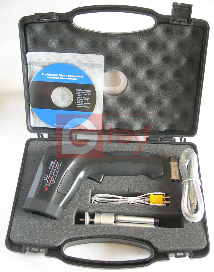 Комплектация пирометра C.E.M. DT8867H, DT8868H, DT8869H