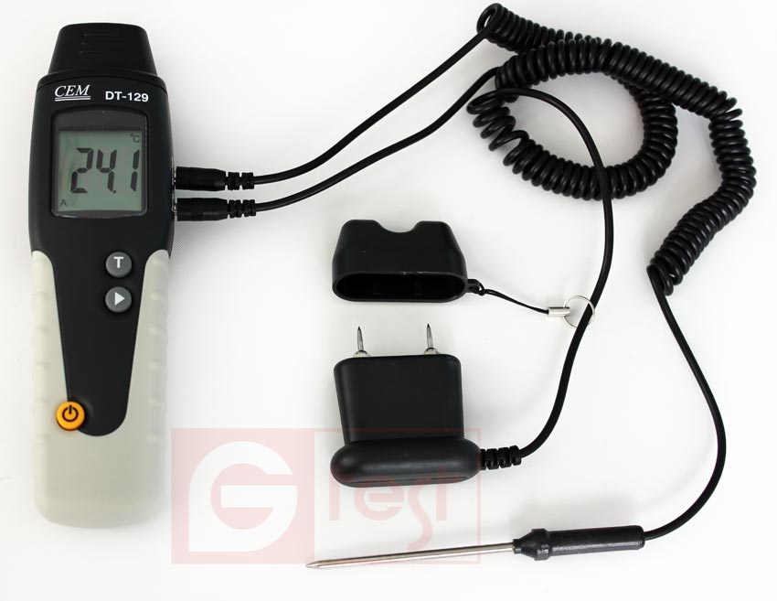 комплект поставки влагомера древесины DT129