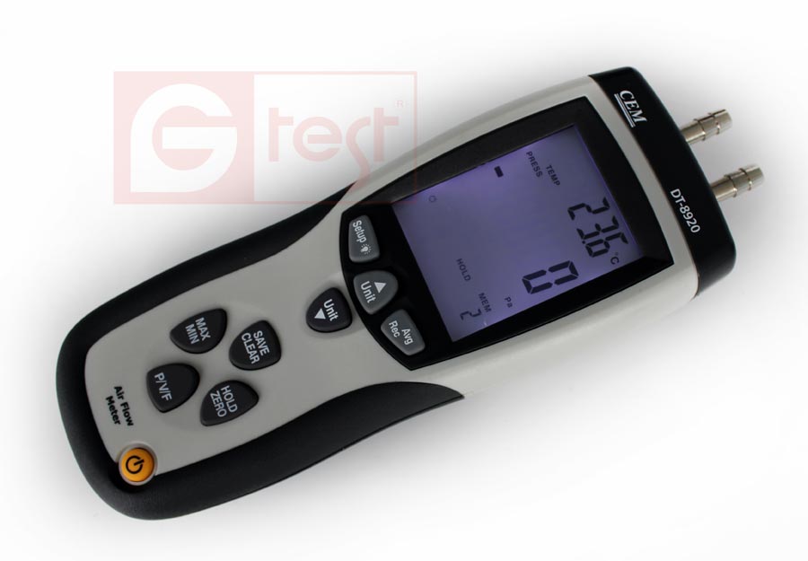 вимірювання за допомогою анемометра DT-8920