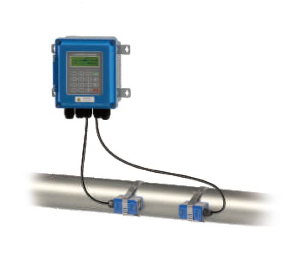 Монтаж расходомера TUF2000B для учёта объемного расхода воды