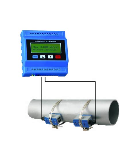 Монтаж расходомера TUF2000M для учёта объемного расхода воды