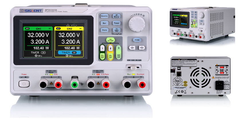 внешний вид источника питания SPD3303X-E