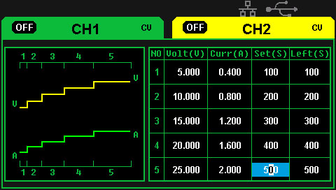 функция программирования таймера в источнике питания Siglent SPD3303X-E