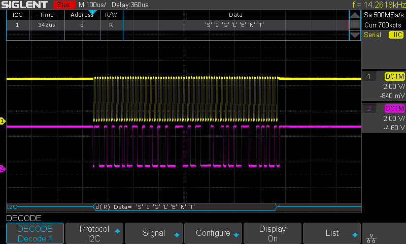 I2C, SPI, UART/RS232, CAN, LIN  захват и декодирование