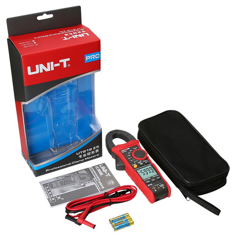 Комплектация UT219E токоизмерительных клещей